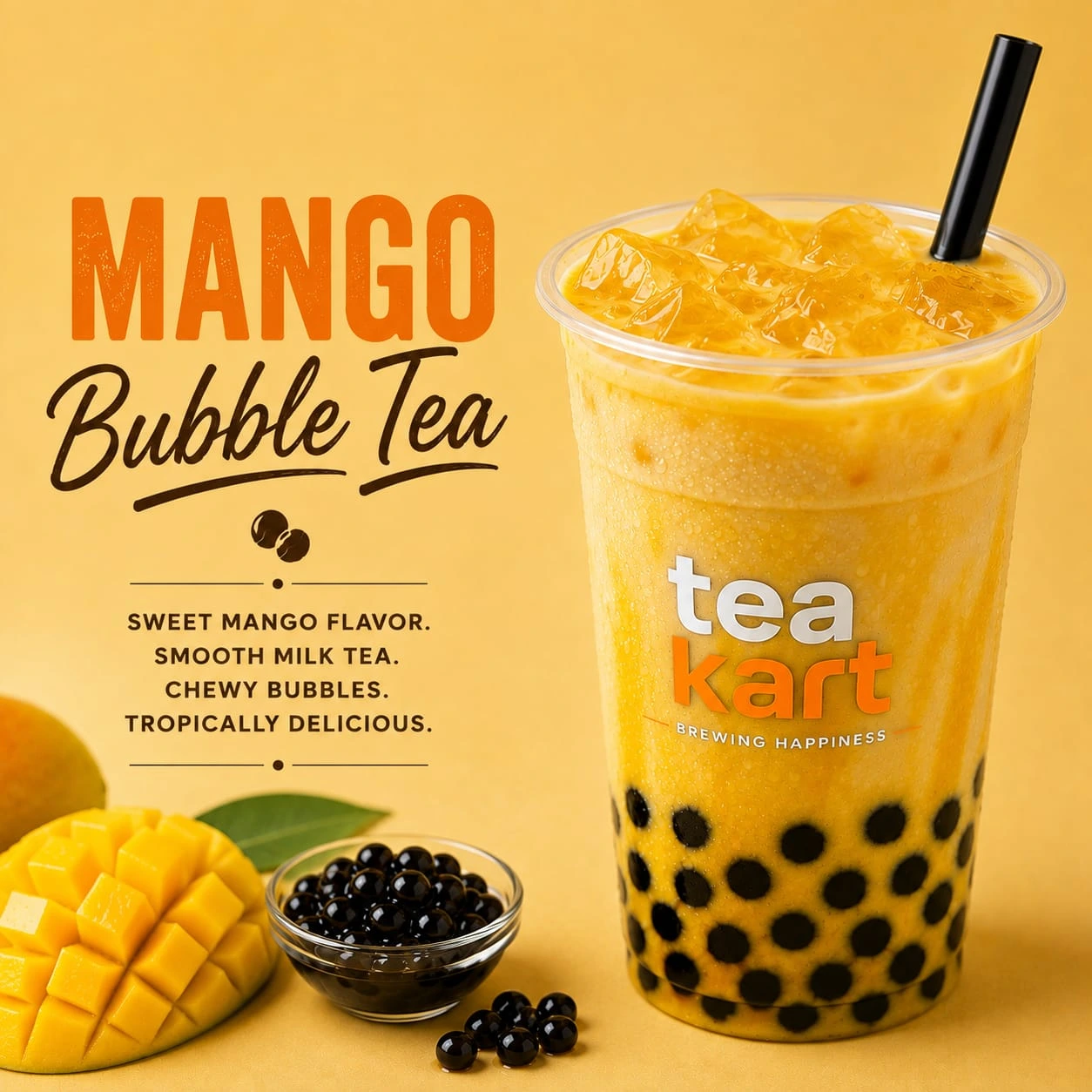 Mango Bubble Tea